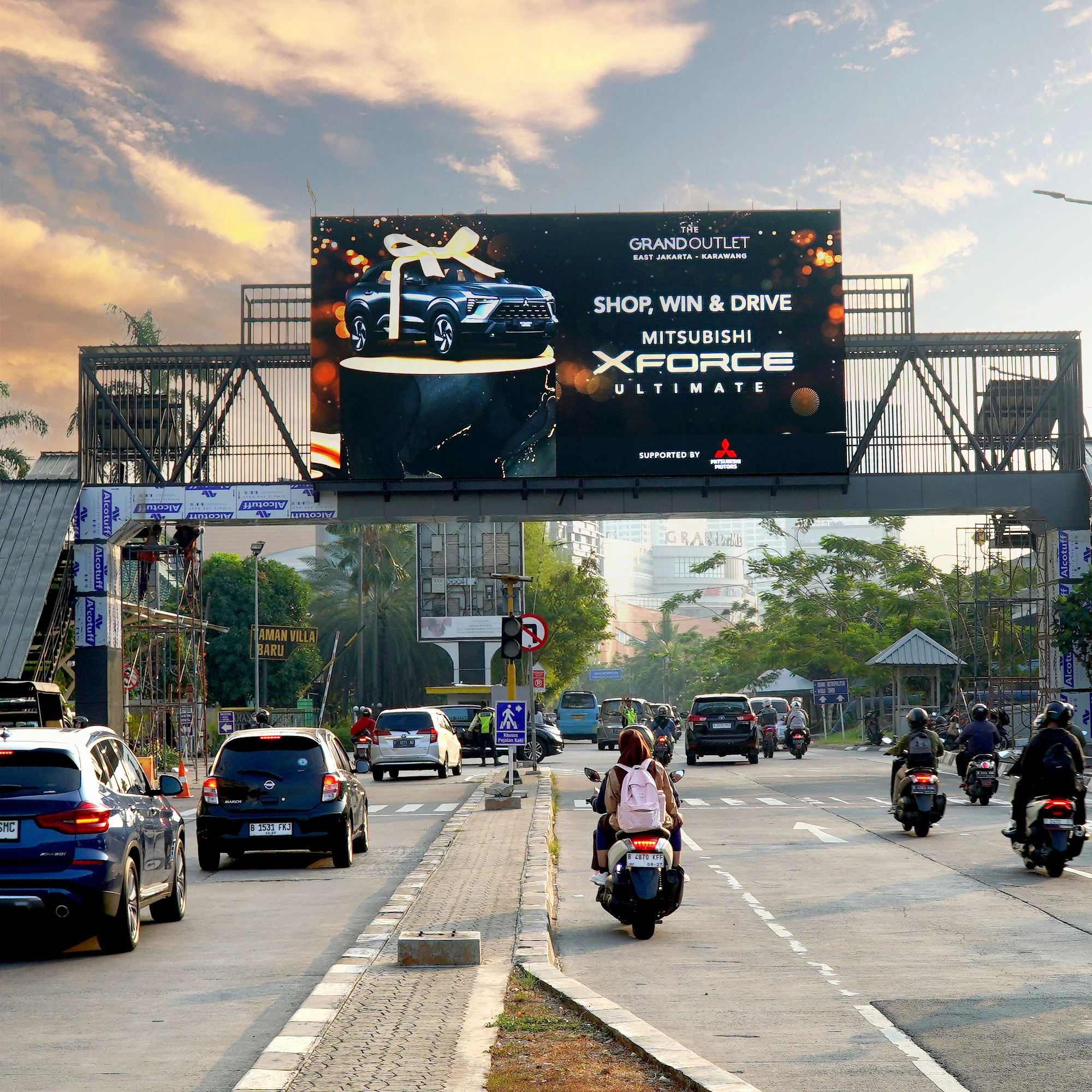 LED Videotron JPO Metropolitan Mall Bekasi, Bekasi – 8infiniooh